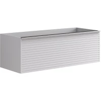 Тумба под раковину Onsen Pixel White 68-BP-122-S2-M03 120 см, подвесная, белый матовый