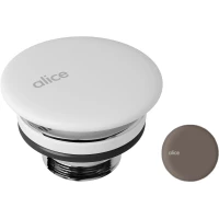 Выпуск для раковины Alice PIL00643  универсальный, кофе матовый
