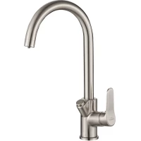 Смеситель для кухни Zorg SH 901 SATIN с подключением к фильтру, сатин