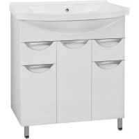 Тумба белый глянец 77,5 см Style Line Жасмин ЛС-00000038