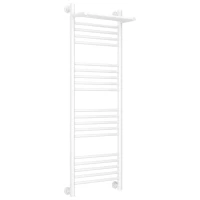 Полотенцесушитель водяной 1200x400 белый глянец Сунержа Богема с полкой+ 12-0223-1240