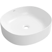 Раковина-чаша Wellsee Belle Spa 2.0 335801000 45x42 см, накладная, белый