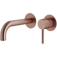 Смеситель для раковины Plumberia Selection IXO KITXO1135RS210 встраиваемый, без донного клапана, медь матовая