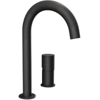 Смеситель для раковины Remer Edge EG557NO без донного клапана, черный матовый