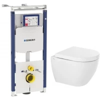 Комплект подвесной унитаз Sanindusa Sanibold 137034004 + 2373100 + система инсталляции Geberit 111.362.00.5