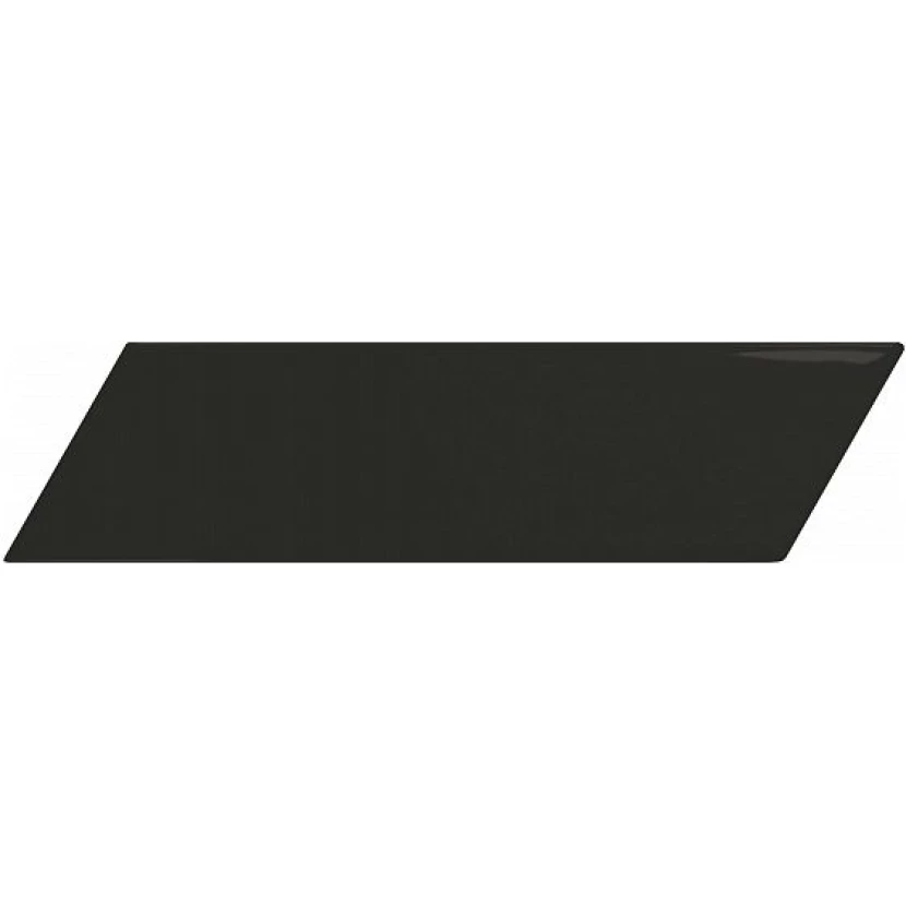 Керамическая плитка EQUIPE Chevron Black Left Matt 5,2x18,6