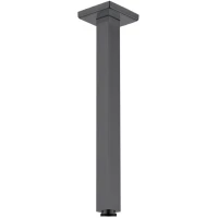 Кронштейн для верхнего душа Boheme Qubic 629-QUBIC-SGM 300 мм, потолочный, графит глянец