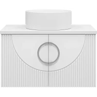 Тумба под раковину Misty Ярина П-Яри-09080-011Я 79 см, подвесная, белый матовый