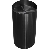 Раковина Abber Wasser Kreis AF2414MB 40x40 см, напольная, черный матовый