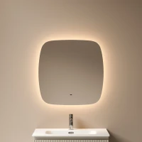 Зеркало Sancos Era 2.0 ER2.650 65x65 см, с LED-подсветкой, сенсорным выключателем, диммером
