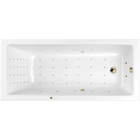 Акриловая ванна Whitecross Wave 0101.160080.100.NANO.GL 159,5x80 см, с гидромассажем, белый
