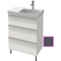 Тумба серый антрацит глянец 62 см Jacob Delafon Odeon Up EB991D-442