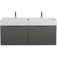 Тумба под раковину Cezares Premium 55449 120,4 см, подвесная, Plisse Grigio Nuvola