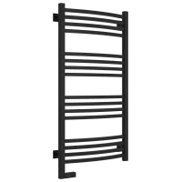 Полотенцесушитель электрический 1000x500 черный матовый МЭМ левый Сунержа Аркус 2.0 31-5604-1050