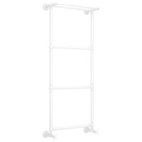 Полотенцесушитель водяной 1260x500 белый глянец Сунержа Ренессанс 1386 12-0281-1250