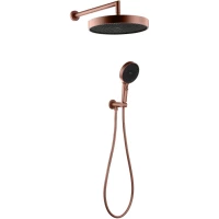Душевой гарнитур Boheme Cell 427-BRB 320 мм, бронза матовая