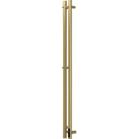 Полотенцесушитель электрический APEXTERMO Luna LN10111GLB 1090x112, диммер правый, золотой матовый