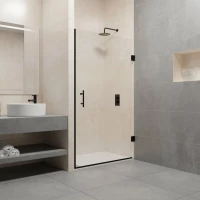 Душевая дверь RGW PA-06B Passage 41080608-54 80 см, профиль черный матовый, стекло шиншилла