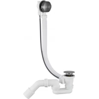 Слив-перелив для ванны Grocenberg GB240BG полуавтомат, графит