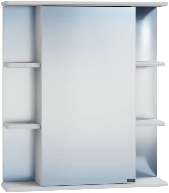 Зеркальный шкаф 60x70,5 см белый глянец Санта Герда 101041