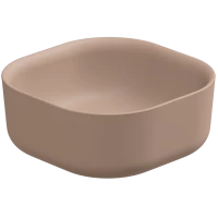 Раковина-чаша GSG Hit HILAVQU42032 42x42 см, накладная, бежевый матовый