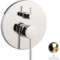 Смеситель для ванны Emmevi Piper 45029/OR встраиваемый, золотой