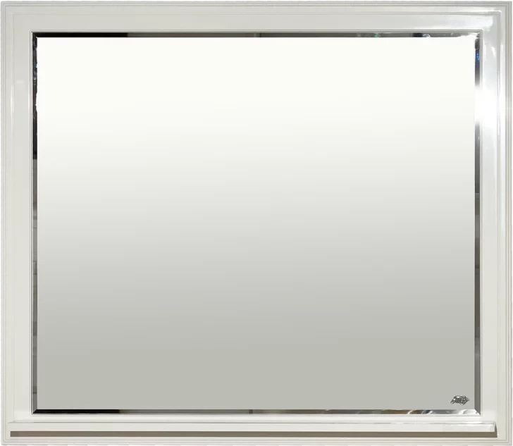 Зеркало Misty Шармель Л-Шрм02105-581 100x87 см, светло-бежевый глянец