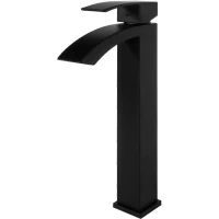 Смеситель для раковины Grocenberg GB3007BL черный матовый