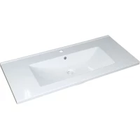 Раковина Misty Qvatro Р-Ква14105-01 105x46 см, накладная, белый