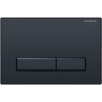 Кнопка смыва Charus Raiden FP.321.DW.01 для инсталляции, черный матовый