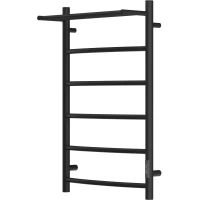 Полотенцесушитель электрический APEXTERMO Corona CR01185BM 800x532, диммер правый, черный матовый