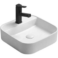 Раковина-чаша CeramaLux 78574 40x40 см, накладная, белый