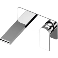 Смеситель для раковины BelBagno Nova NOV-BLVM-IN встраиваемый, без донного клапана, сатин