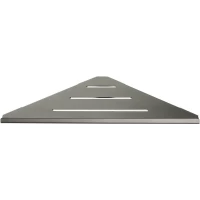 Полка для ванной Grocenberg AC0096BG 20x20 см, угловая, графит