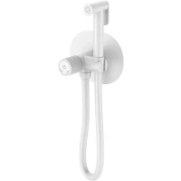 Гигиенический душ Boheme Tech 157-MW со смесителем, белый матовый