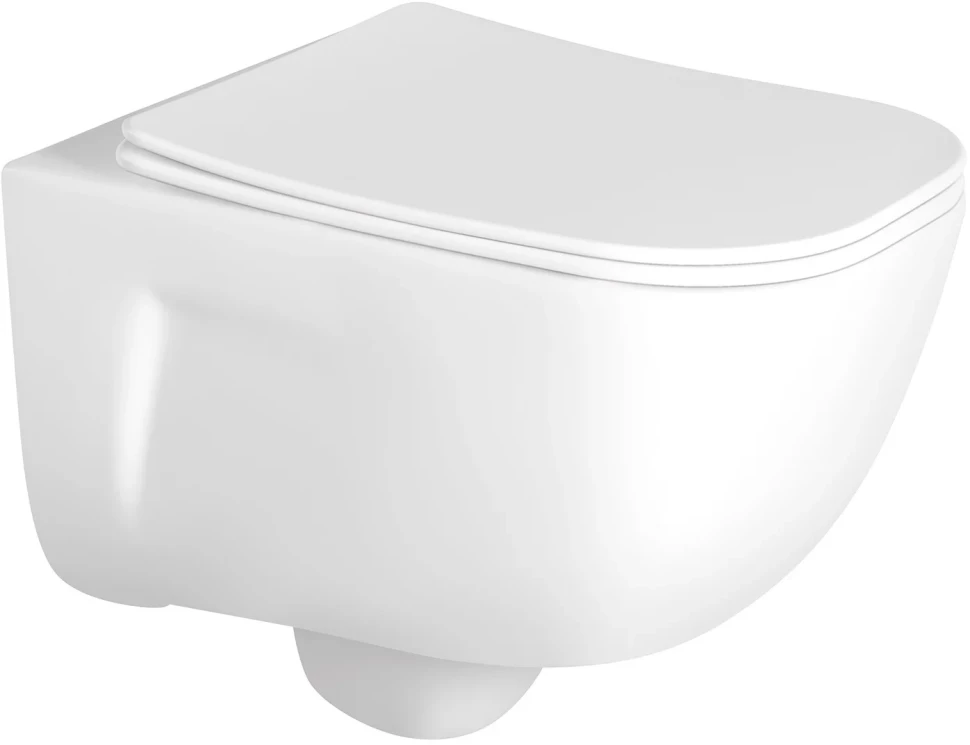 

Унитаз подвесной Aquatek Дива AQ2012-00 безободковый, с сиденьем микролифт, белый