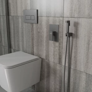 Изображение товара гигиенический душ d&k bayern.liszt da1515006 со смесителем, серый графит