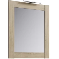 Зеркало 70x80 см с подсветкой дуб сонома Aqwella 5 Stars Symphony Sim.02.07/DS