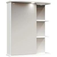 Зеркальный шкаф 60x71,2 см белый глянец L Onika Карина 206009