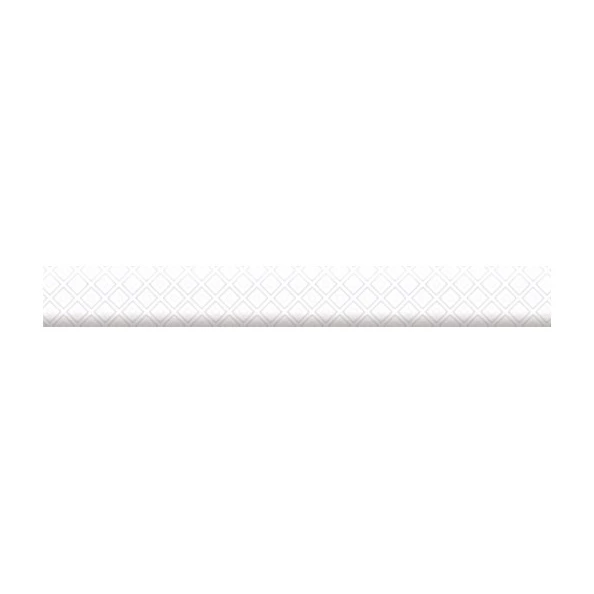 Бордюр объемный Катрин белый (13-01-1-26-41-00-1451-0) 3x25 бордюр azulev sincro moldura marfil 3x25 см