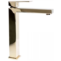 Смеситель для раковины Rea Fenix REA-B6394 без донного клапана, золотой