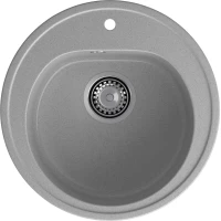 Кухонная мойка GranFest Rondo 510 50,5x50,8 см, серый