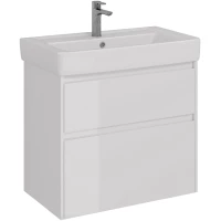 Тумба белый глянец 74,4 см Lemark Combi LM03C80T