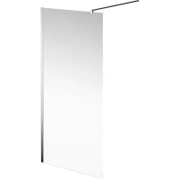 Неподвижная перегородка 90 см Kerama Marazzi Vetro VE.90.WI.CR прозрачное