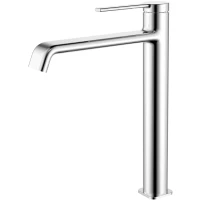 Смеситель для раковины AQUAme Asti AQM6414CR без донного клапана, хром