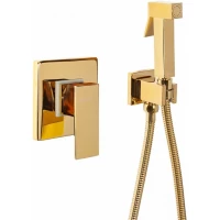 Гигиенический душ Hansberge H3070GO со смесителем, золотой