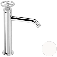 Смеситель для раковины Remer Chrono CH12ABO без донного клапана, белый матовый