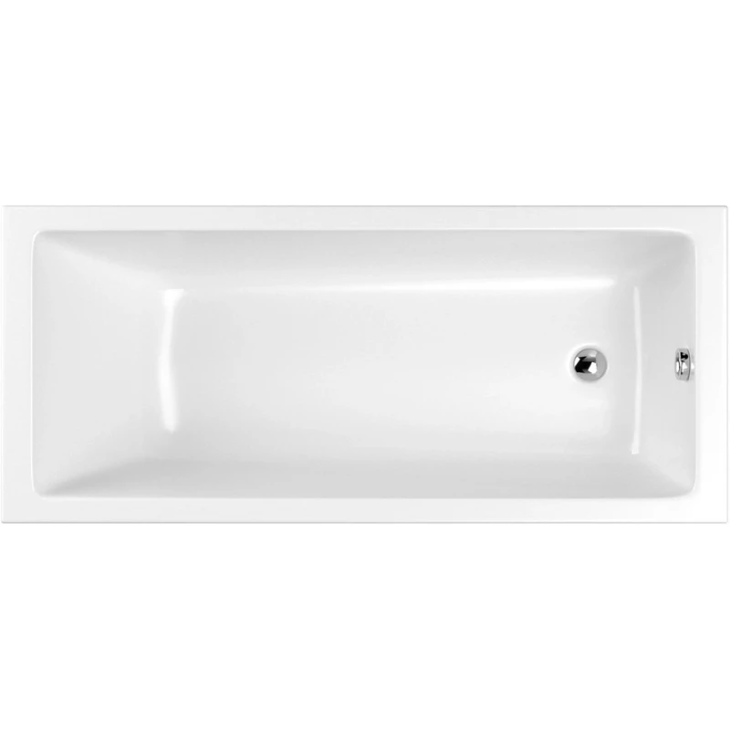 Акриловая ванна 139,5x70 см Whitecross Wave Slim 0111.140070.100