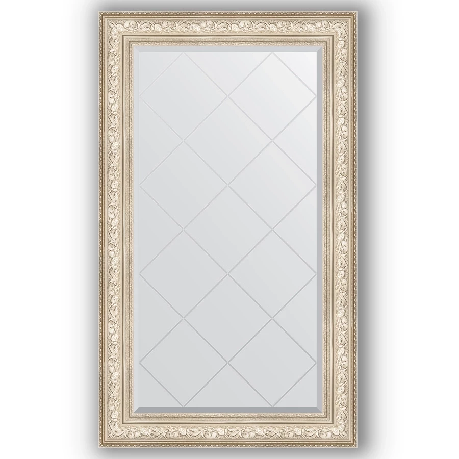 Зеркало 80x135 см виньетка серебро Evoform Exclusive-G BY 4254