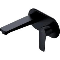 Смеситель для раковины Am.Pm Gem F90A72222 встраиваемый, без донного клапана, черный матовый